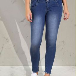 A-Okay Girls Slim Fit High-Rise Clean Look Light Fade Stretchable Jeans-picture-28