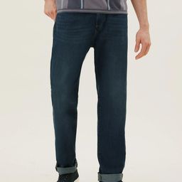 Marks & Spencer Men Blue High-Rise Clean Look Jeans-image-58