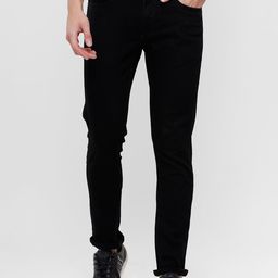 WROGN Men Black Slim Fit Stretchable Jeans-image-44