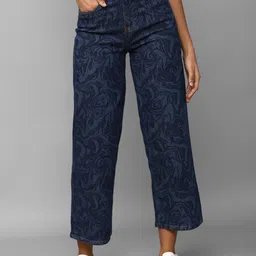 Allen Solly Woman Straight Fit Mid-Rise Jeans-image-24