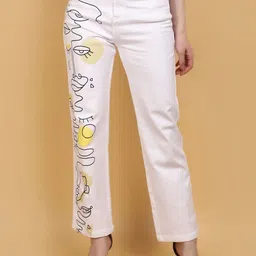 V-Mart Women High-Rise Printed Jeans-image-45