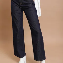KETCH Women Flared Fit Clean Look Cotton Jeans-image-16