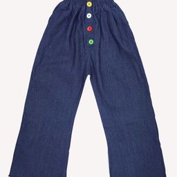 MANZON Girls Flared Mid Rise Clean Look Cotton Jeans-image-89