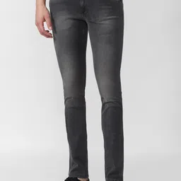 VAN HEUSEN DENIM LABS Men Grey Slim Fit Heavy Fade Jeans-image-14