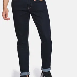 Flying Machine Low Rise Dark Wash Luxe Jeans-image-76