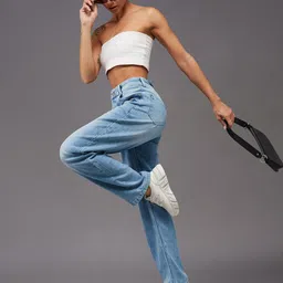 Miss Chase Women Hate The Haters Wide Leg High-Rise Stretchable Jeans-image-88