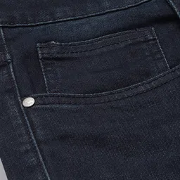 Instafab Plus Men Plus Size Relaxed Fit Mildly Distressed Light Fade Stretchable Jeans image 3
