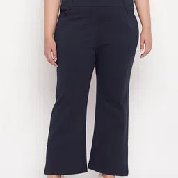 CLORA CREATION PLUS Women Navy Blue Jeggings-picture-50