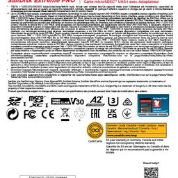 SanDisk Extreme PRO microSDXC™ UHS-I Card 2TB, Up to 250MB/s Read Speed; Up to 150MB/s Write Speed image 5