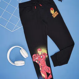 Pantaloons Junior Boys Printed Pure Cotton Mid-Rise Jogger-picture-11