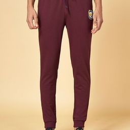 Ajile by Pantaloons Men Red Solid Slim-Fit Joggers-picture-34