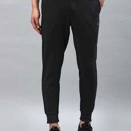 Red Tape Men Black Solid Joggers-image-18