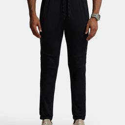 Jockey Men Black Slim Fit Joggers-18