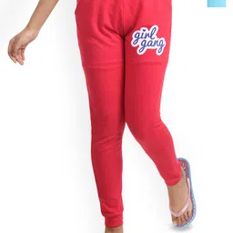 Clothe Funn Girls Pack Of 2 Cotton Mid Rise Joggers-image-12