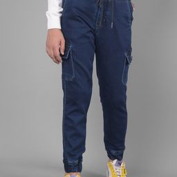 Crimsoune Club Boys Mid-Rise lean Look Stretchable Cargo-image-74