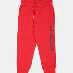 U.S. Polo Assn. Kids Boys Printed Cotton Joggers-image-73