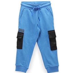 U.S. Polo Assn. Kids Boys Colourblocked Pure Cotton Mid-Rise Joggers-image-11