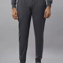 N AND J Men Pure Cotton Mid-Rise Joggers-image-63