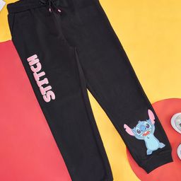 Pantaloons Junior Girls Graphic Printed Mid-Rise Cotton Joggers-picture-15