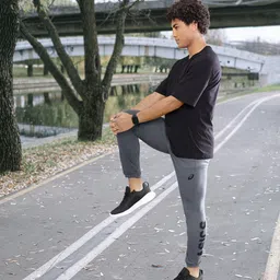 ASICS Men Graphic Print Mid Rise Joggers-image-85