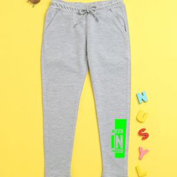 BAESD Kids Typography Printed Mid-Rise Joggers-37