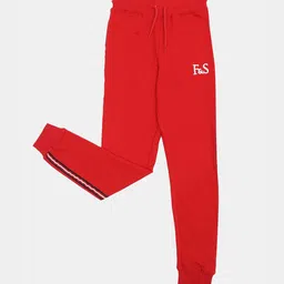 F&S Boys Solid Pure Cotton Regular Fit Joggers-image-97