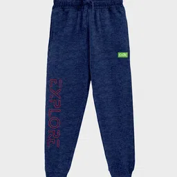 CODEZ Boys Pack Of 2 Printed Cotton Joggers image 4