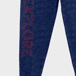 CODEZ Boys Pack Of 2 Printed Cotton Joggers image 3