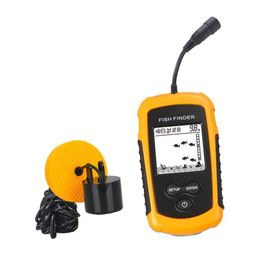Fish Finder 100M Boat LCD Display High/Low Sensitivity Settings Depth Finder | 1 Fish Finder 1 Probe image 1