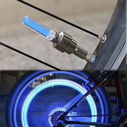 A4S AUTOMOTIVE & ACCESSORIES Universal Waterproof Dual Color Bike Handle Bar LED Turn Signal Indicators Combo with Blue Motion Sensor Tyre Led Light (Blue/white & Tyre Light) image 4