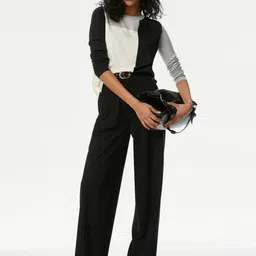 Marks & Spencer Women Colourblocked Pullover-image-3
