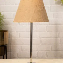 Homesake Brown Solid Triangle Basic Table Lamp image 5