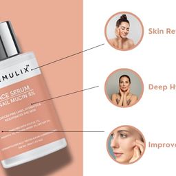 FORMULIX Hydrate & Restore Kit, Snail Mucin Face Serum & Beta Glucan Moisturizer, Reduces Fine Lines And Wrinkles , Hydrates And Glows Skin, Heals And Repairs Skin ( 30ml + 50g) image 2