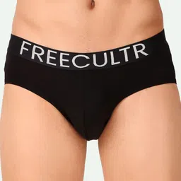 FREECULTR Snug Fit Organic Cotton Basic Briefs FC-CTN-B-BLK-01-picture-7
