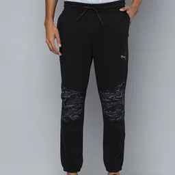 Puma Men Abstract Print Regular Fit Mid-Rise Train Concept Knitted Training Or Gym Joggers-14