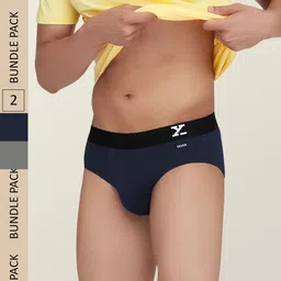 XYXX Men Pack of 2 Aero Super Combed Cotton Briefs XYBRF2PCKN461-picture-17
