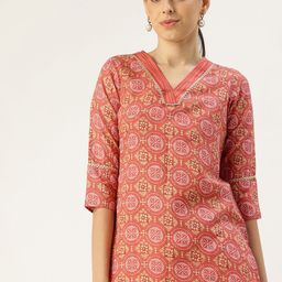 Ethnovog Floral Printed Kurti-image-60