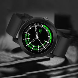 IIK COLLECTION Men Round Dial Adjustable Flexible Silicon Strap Watch-28