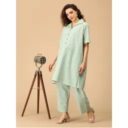 The Mom Store Geo-Mint-Ry Maternity and Nursing Co Ord Set-picture-33