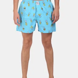 U.S. Polo Assn. Men Blue & Green Printed Pure Cotton Boxers IYAC-AAK-PR-image-57