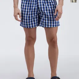 SPORTO Men Pack Of 2 Checked Mid-Rise Cotton Boxers SP-BOX-509-ECDBCK-YNCK-XL-2P-14
