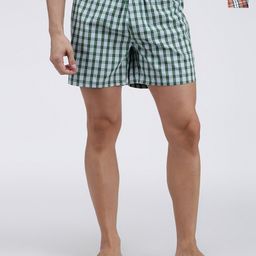 SPORTO Men Pack Of 2 Checked Mid-Rise Cotton Boxers SP-BOX-509-ECORCK-DGBCK-XL-2P-18