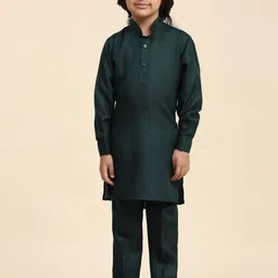Pro-Ethic STYLE DEVELOPER Boys Embroidered Regular Sequinned Kurta with Pyjamas-6
