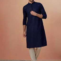 Manyavar Men Embroidered Kurta with Pyjamas-51