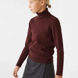 Mango Kids Girls Turtle Neck Sustainable Pullover-image-86