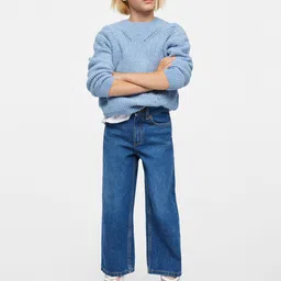 Mango Kids Girls Open Knit Pullover-image-81