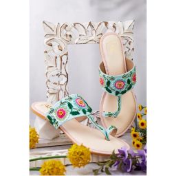 House of Vian Gulbagh Multi-Color Kolhapuri-picture-25