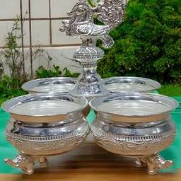 Sigaram 4-Cup Textured Panchwala With Leg-image-80
