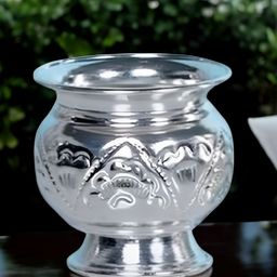 Sigaram Grey Textured Kum Kum Bharani Cup-19