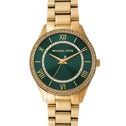 Michael Kors Women Embellished Dial & Stainless Steel Bracelet Style Straps Watch MK4737-image-34